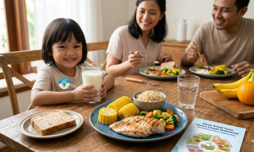Tata Hidang Menu Sehat Susu Upaya Cegah Malnutrisi